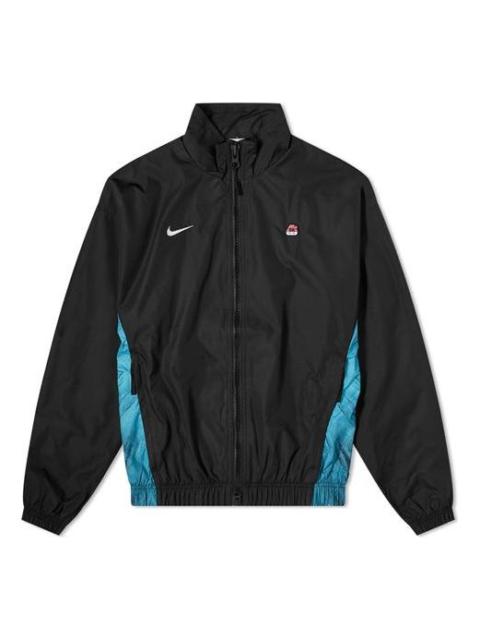 Nike x Skepta Crossover Printing waterproof Sports Jacket US Edition Black CU9743-010