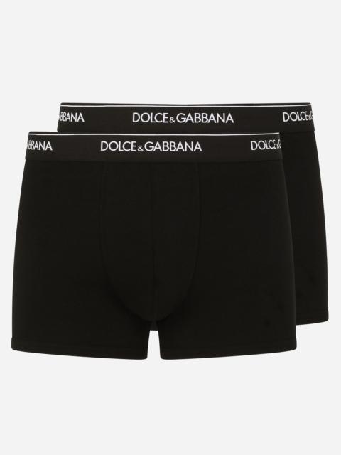 Dolce & Gabbana Stretch cotton regular-fit boxers two-pack