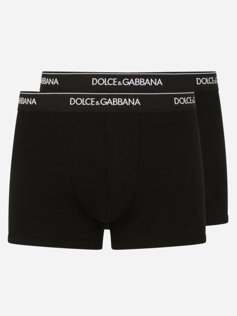 Dolce & Gabbana Stretch cotton regular-fit boxers two-pack