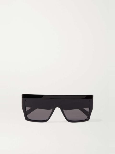 CELINE Oversized D-frame acetate sunglasses