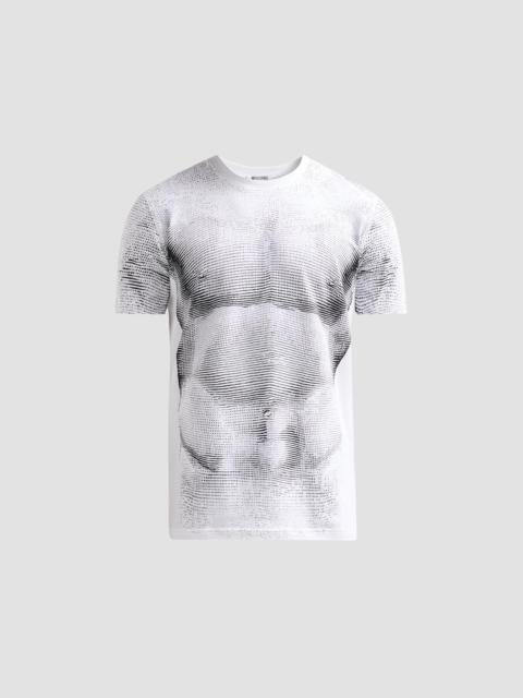 Moschino Men's Abstract Print Cotton T-Shirt - White