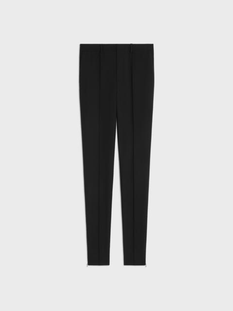 CELINE slim trousers IN stretch wool gabardine