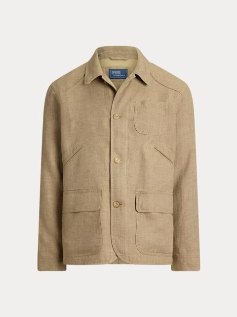 Polo Ralph Lauren Linen Herringbone Utility Jacket