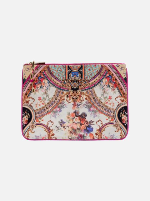 CAMILLA SMALL CANVAS CLUTCH