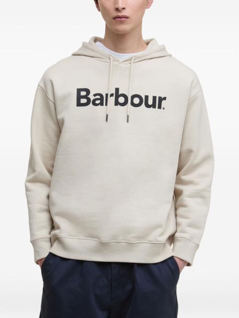 Barbour logo-print cotton hoodie