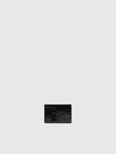 ATP ATELIER Vinci Black Naplak Leather Card holder