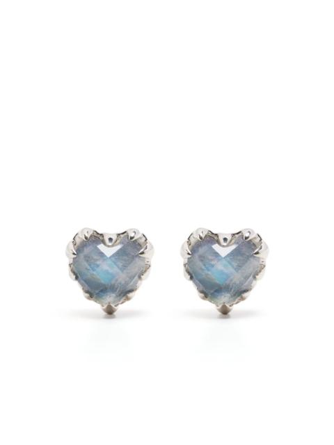 STOLEN GIRLFRIENDS CLUB Love Claw moon stone earrings