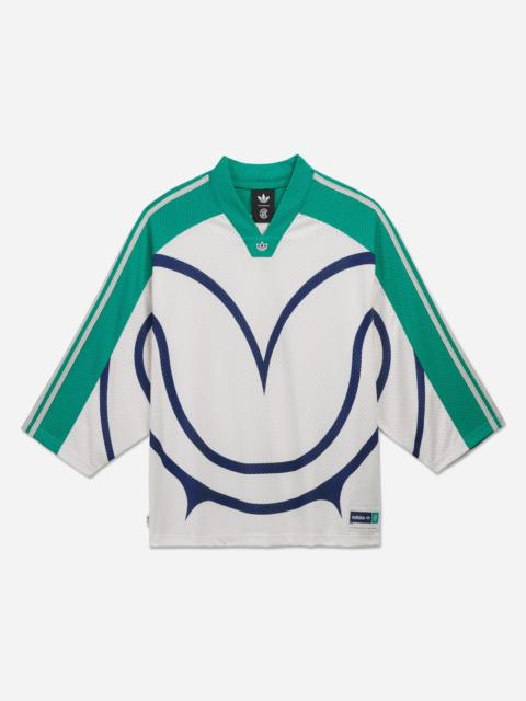 adidas CLOT By Edison Chen Hockey Jersey Wonder White