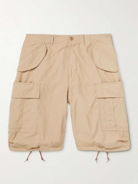 Straight-Leg Cotton-Ripstop Cargo Shorts