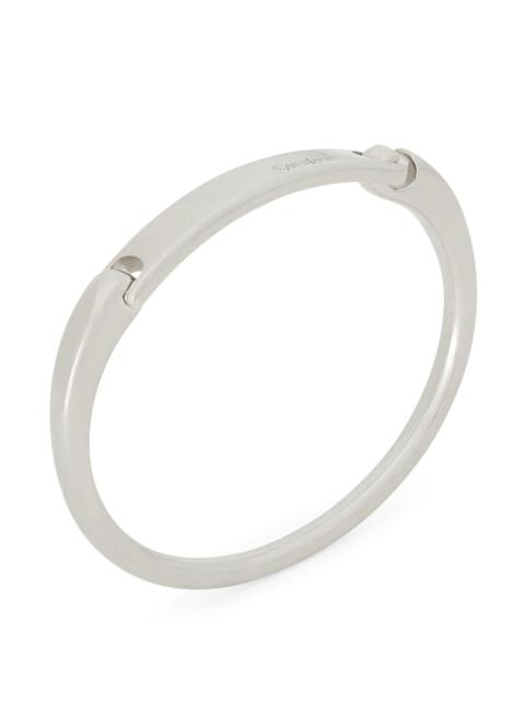 SAINT LAURENT Men's Bracelet in Metal - Light Oxidized Silver