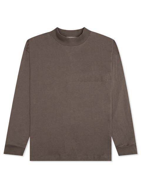 ESSENTIALS L/S TEE - WOOD