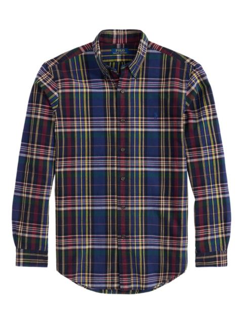 Polo Ralph Lauren brushed plaid shirt