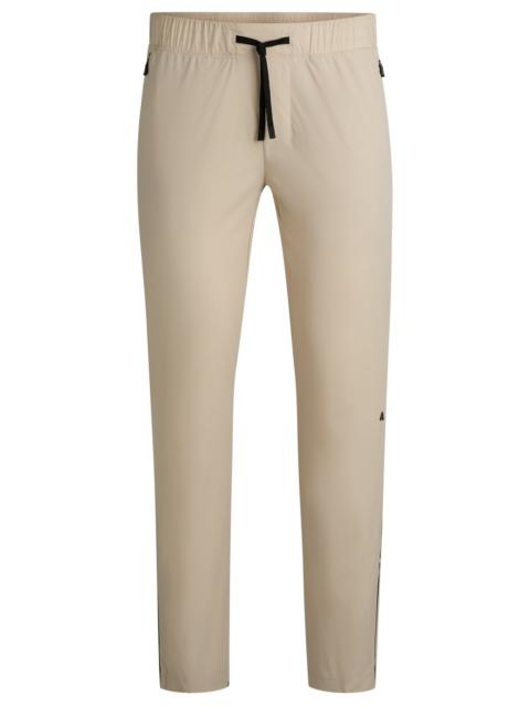 BOSS ACTIVE TROUSERS WITH FOUR-WAY STRETCH