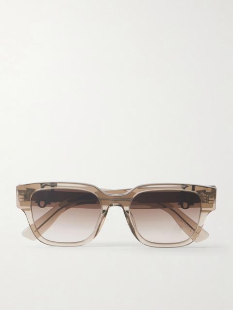 Dior Dior Oblique S1I Square-Frame Acetate Sunglasses Brown