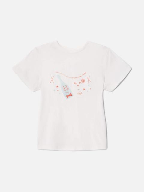 RE/DONE Tiny "Together" Tee - Vintage White