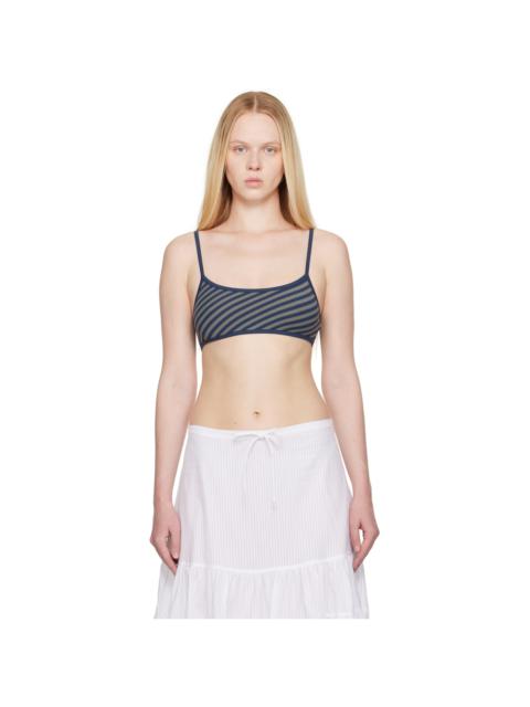 paloma wool Navy Chee Bralette Top