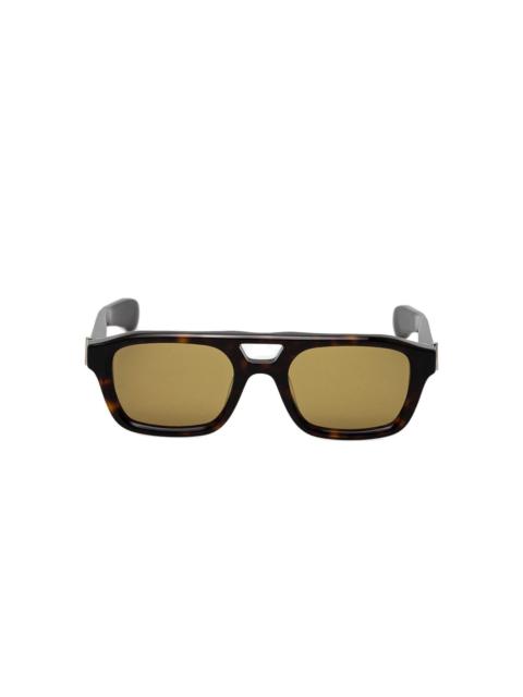 Alexander McQueen T-Bar square-frame sunglasses