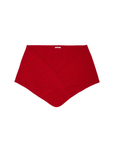CORDERA Red Merino & Cashmere Maxi Bandana