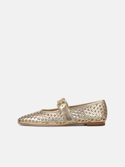 Vince Daniela Perforated Leather Mary Jane Flat