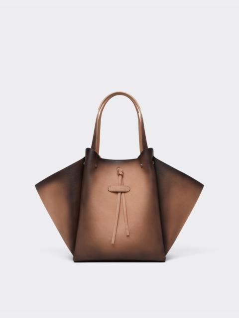 Ferrari Délavé suede tote bag