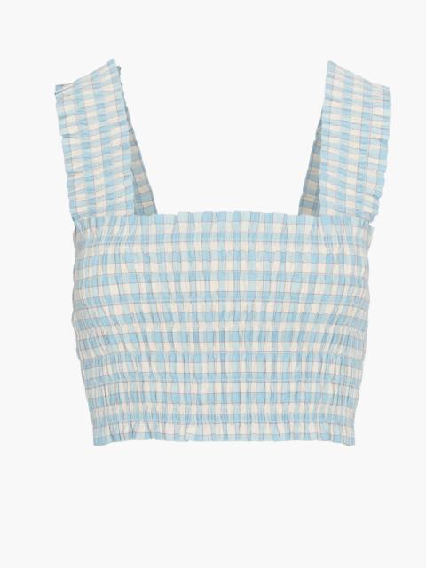 Hill House Home The Azalea Nap Top - Blue/Red Gingham