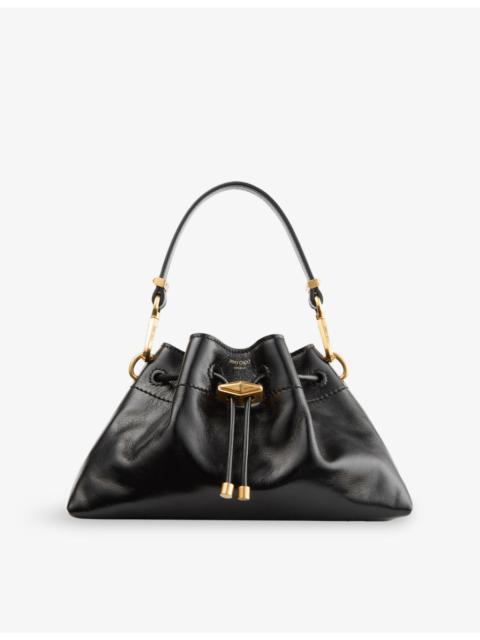 JIMMY CHOO Cinch Small Leather Tote Bag