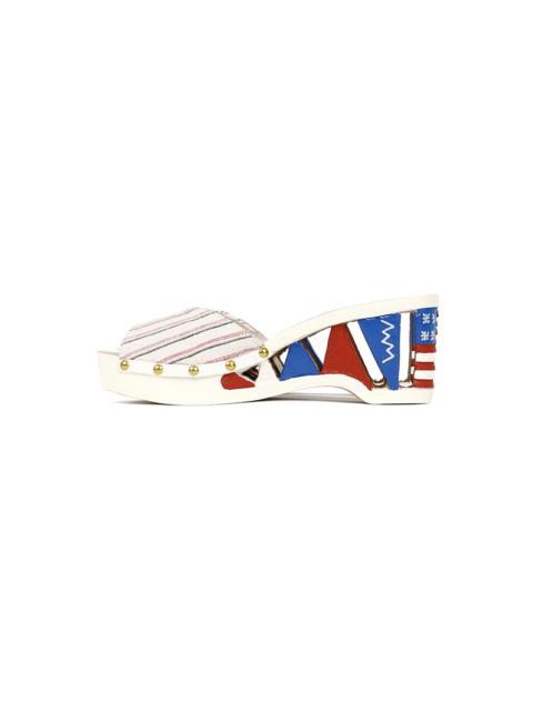 visvim CLOG SANDALFOLK (N.D. STRIPE)