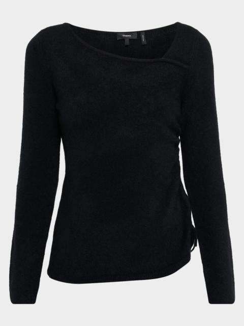 Theory Cashmere-Blend Asymmetric Sweater