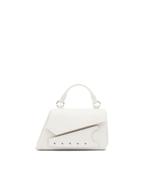 Snatched leather tote bag