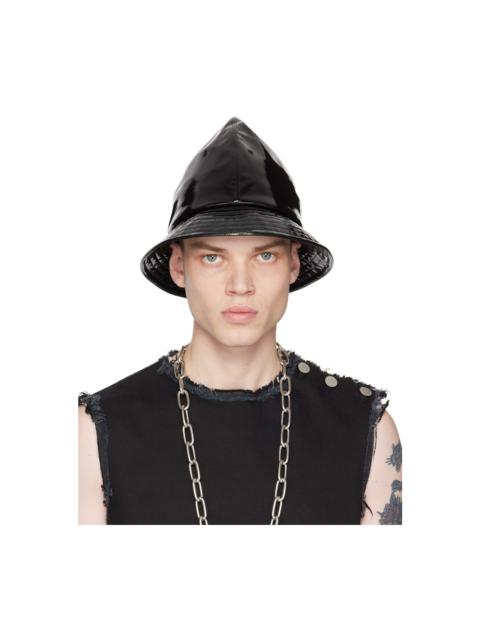 Raf Simons Black Paneled Bucket Hat