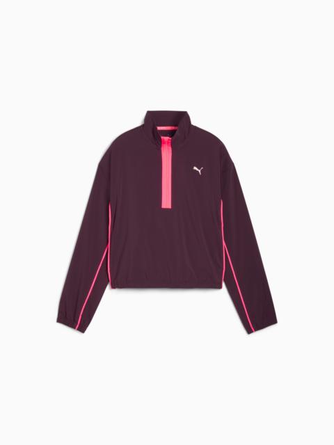 Run For Her Women's Woven Half-Zip