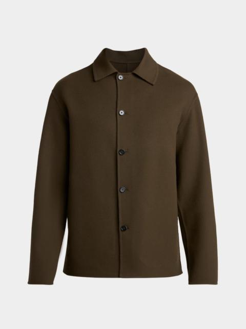 Jil Sander Men's Wool and Cashmere Shirt Jacket