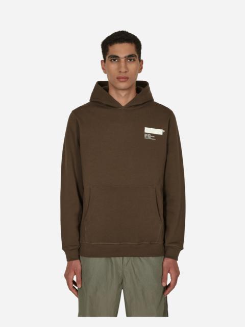 AFFXWRKS Standardised Hooded Sweatshirt Brown