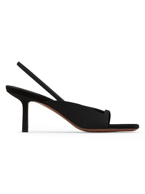 NEOUS Women's Nostalgic Modernism Kamui Cady 65MM Slingback Sandals - Black