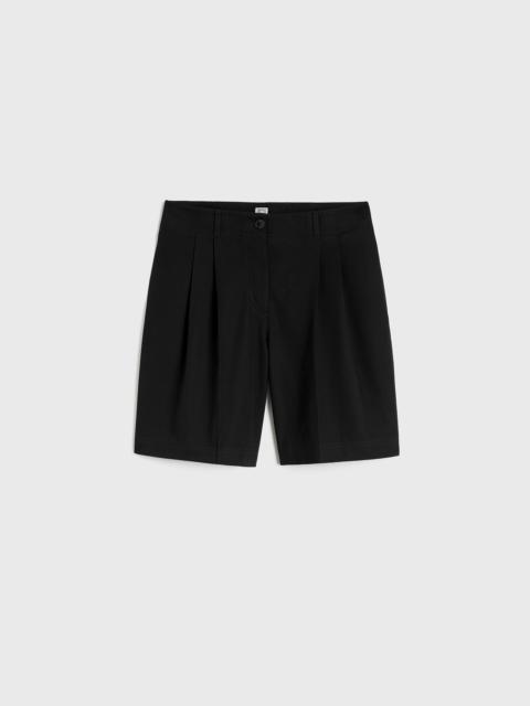 Totême Relaxed chino shorts black