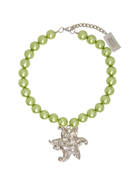Chopova Lowena Faux-Pearl Charm Necklace