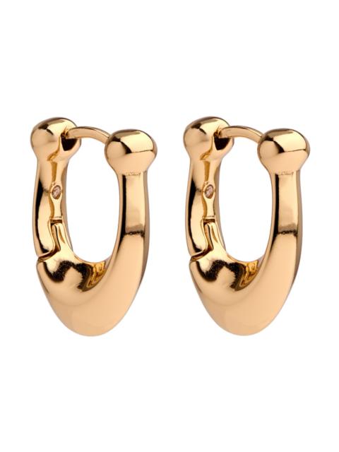 COACH Coach Signature C Huggie Hoop Earrings