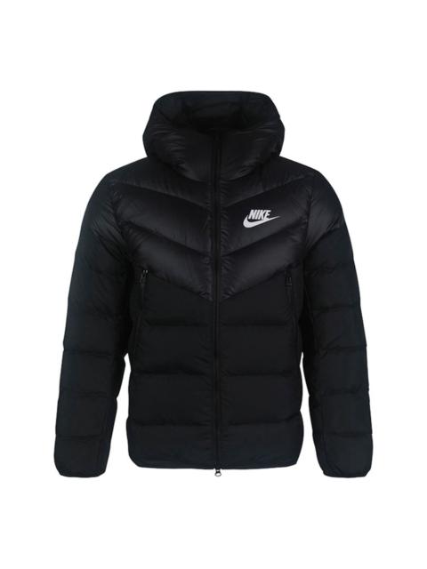 Nike Sportswear Down Fill Sports Hooded Down Jacket Men Black CU0226-010