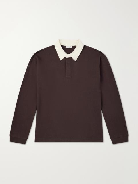 FRAME Cotton-Jersey Polo Shirt