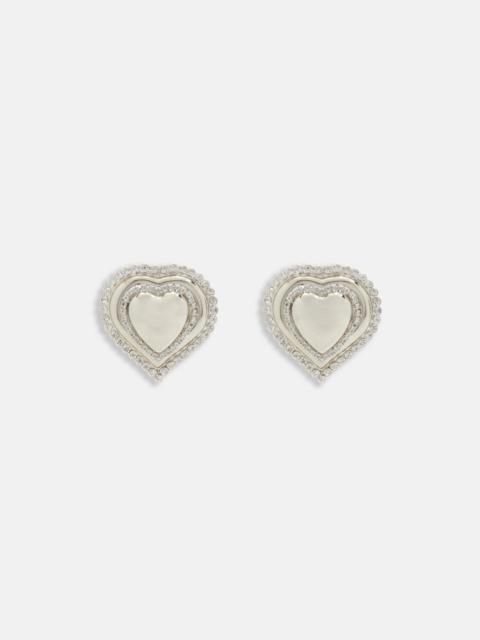 METAL HEART EARRINGS