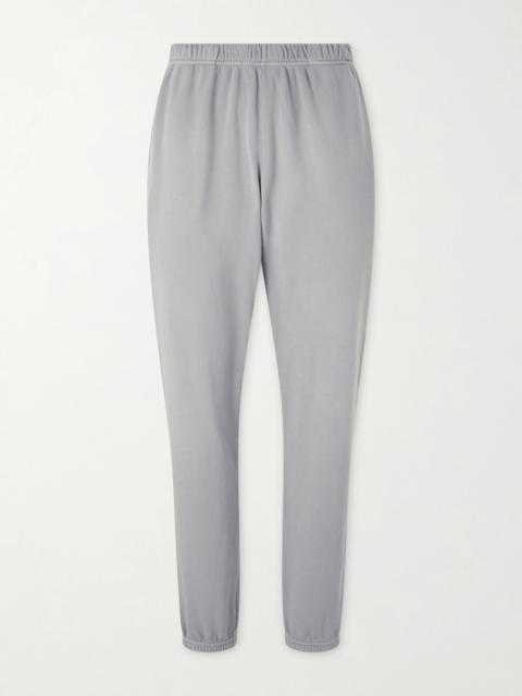 LES TIEN Heavyweight Structured-Fleece Cotton-Jersey Drawstring Sweatpants