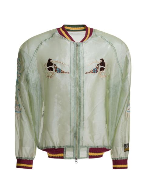 Kapital embroidered zip coat