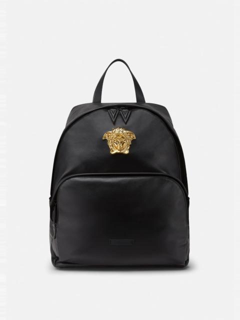 VERSACE La Medusa Leather Backpack