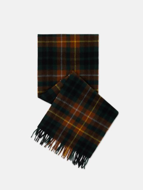 J. PRESS MADE-IN-ENGLAND BUCHANAN HUNTING MODERN TARTAN CASHMERE MUFFLER