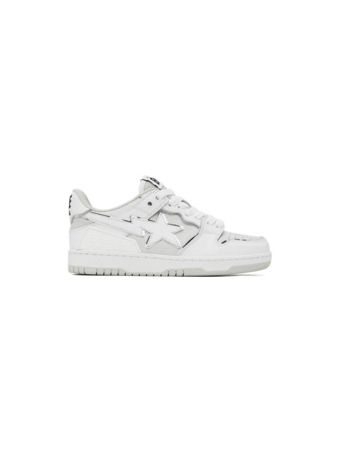 A BATHING APE® White Sk8 STA #3 L Sneakers