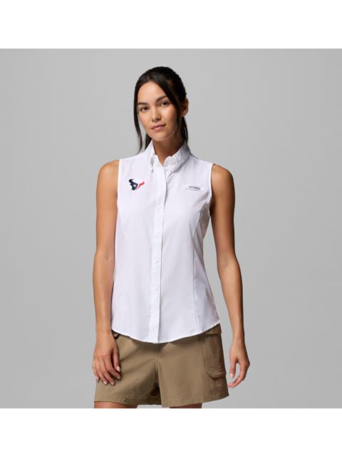 Columbia Women's PFG Tamiami Sleeveless Shirt - Houston Texans