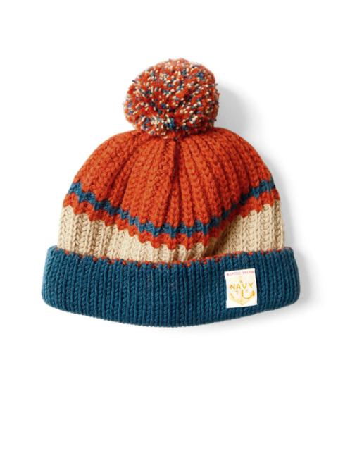 Kapital KAPITAL 3G Wool Cable Knit Cap 'ORANGE'