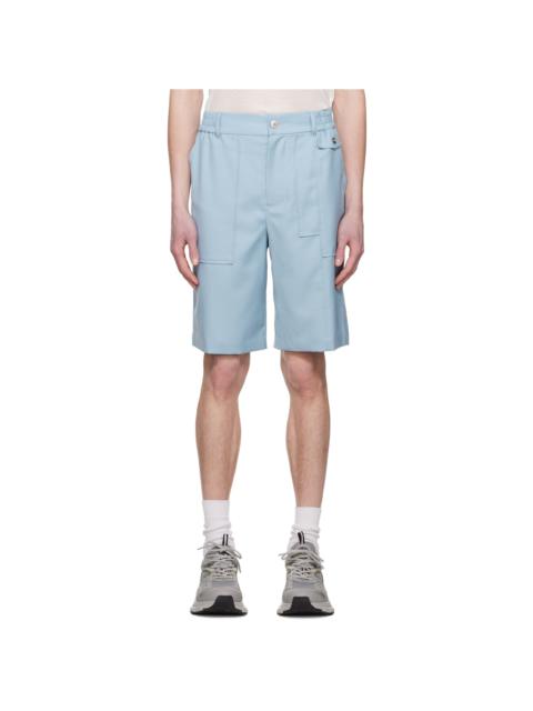 Blue Panel Shorts