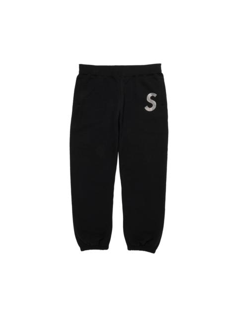 Supreme Supreme x Swarovski S Logo Sweatpant 'Black'