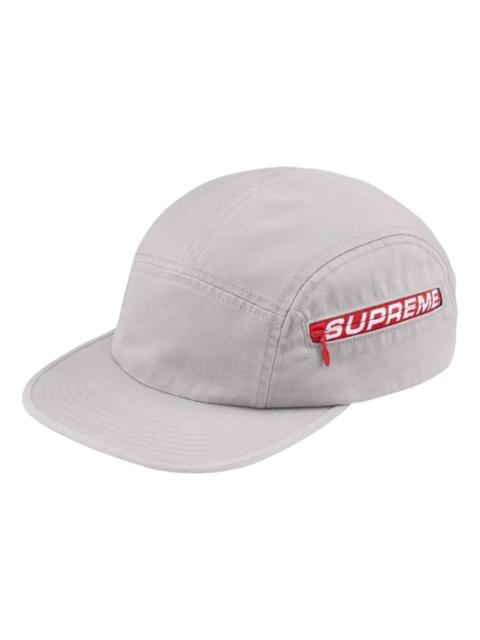 Supreme Supreme SS26 Side Zip Camp Cap 'Grey' SUP-SS26-1031-GRY